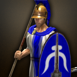 Militia Thureos Spearman — original game artwork