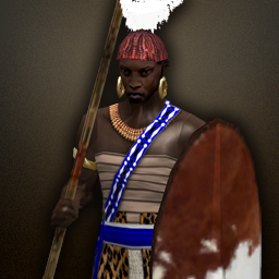 Nubian Spearman — original game artwork
