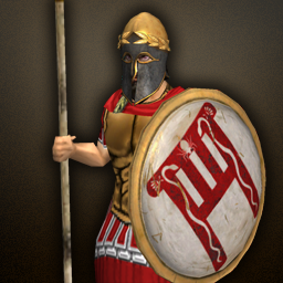 Spartan Olympic Hoplite — original game artwork
