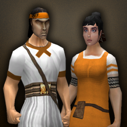 Iberian Townsperson — original game artwork