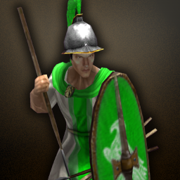 Mercenary Thureos Skirmisher — original game artwork