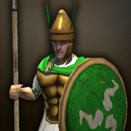 Samnite Spearman — original game artwork