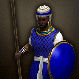 Meroitic Pikeman — original game artwork