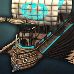 Siege Ship — original game artwork