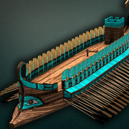 Ramming Ship — original game artwork