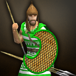 Thracian Peltast — original game artwork