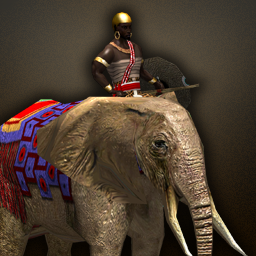 Meroitic War Elephant — original game artwork
