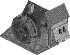 Water mill*** — original manual production diagram illustration