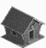 Hunter’s lodge — original manual production diagram illustration