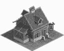 Weaving hut — original manual production diagram illustration