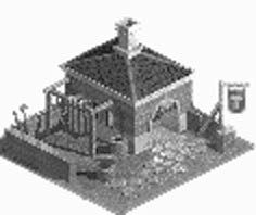 Tool smithy — original manual production diagram illustration