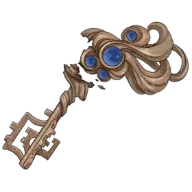 B. White Abyss Key — original atelier-firis item artwork