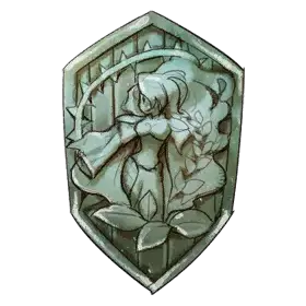 Bronze Mirror Shield — original atelier-firis item artwork