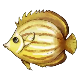 Butterfly Fish — original atelier-firis item artwork