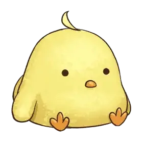 Chick Stuffed Toy — original atelier-firis item artwork