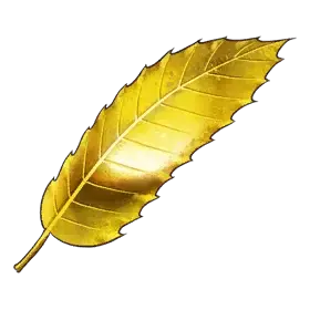 Golden Tree Leaf — original atelier-firis item artwork