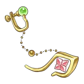 Liane's Earrings — original atelier-firis item artwork