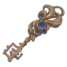 R. White Abyss Key — original atelier-firis item artwork