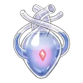 Shining Red Crystal — original atelier-firis item artwork