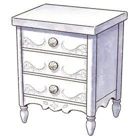 Simple Chest: White — original atelier-firis item artwork