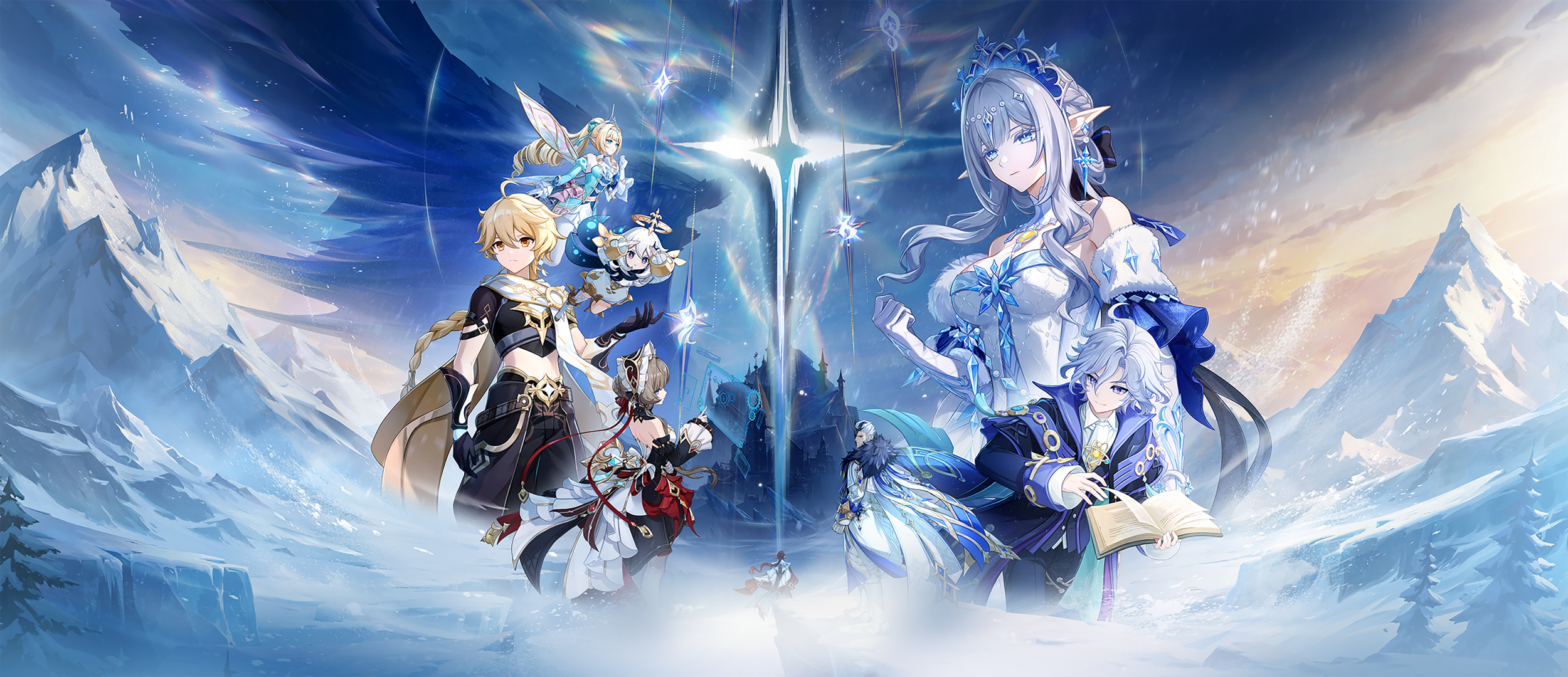 Genshin Impact — official homepage character key art
