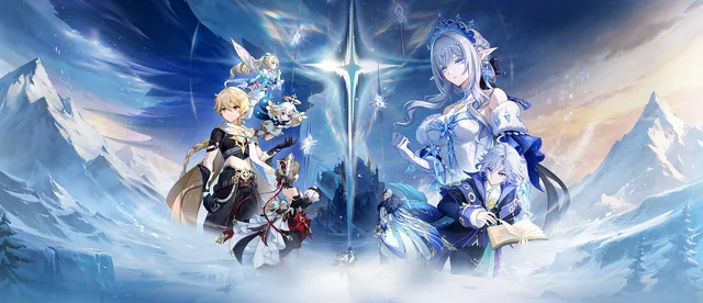 Genshin Impact — official homepage character key art
