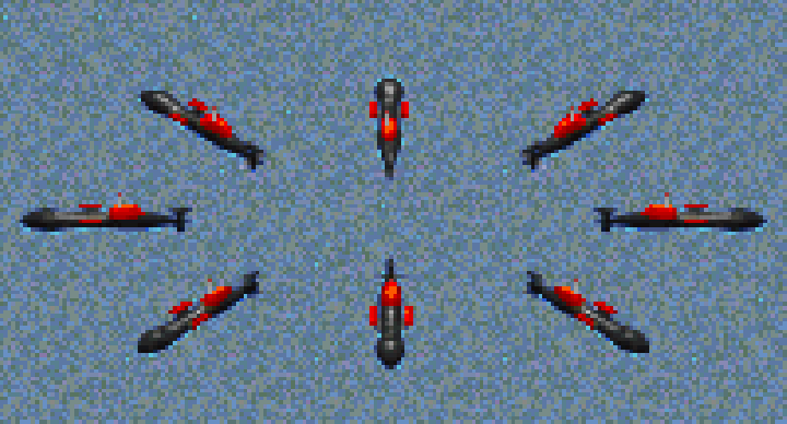 Missile Submarine — original same-game Classic actor artwork