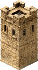 Perimeter Turret — official manual building illustration