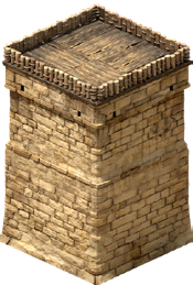 Square Tower — official manual building illustration