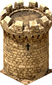 Round Tower — official manual building illustration