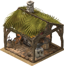 Blacksmith — official manual building illustration