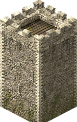 Square Turret — official manual building illustration