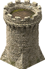 Round Turret — official manual building illustration