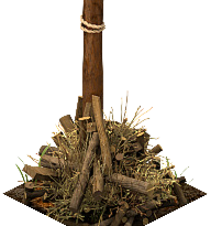 Burning Stake — official manual building illustration