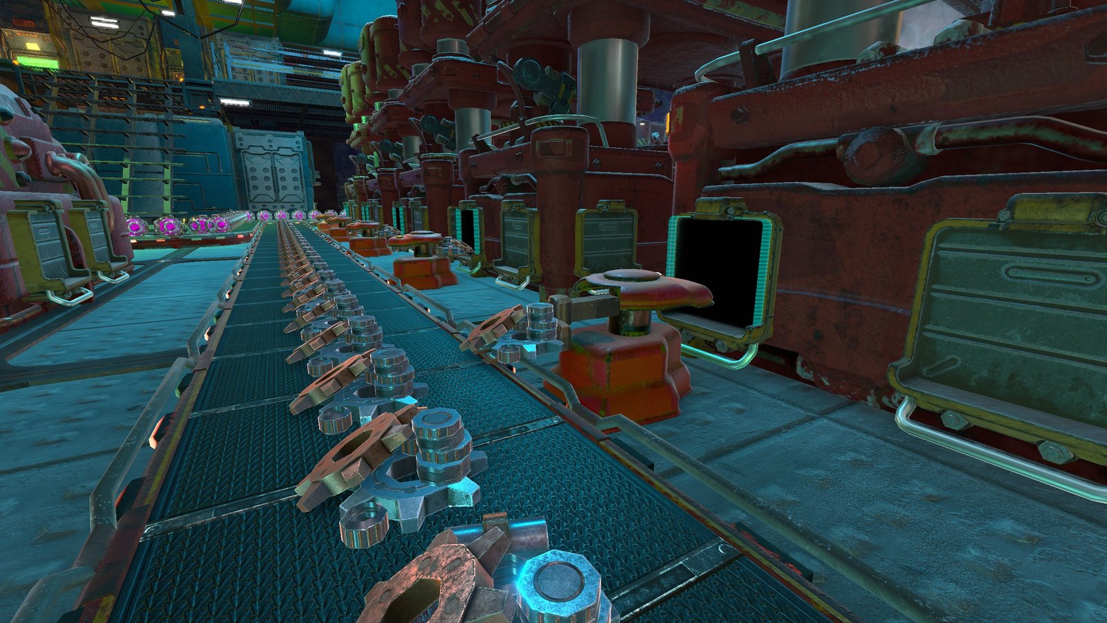 Techtonica inserter arm in an official publisher screenshot