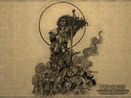 Warcraft II: Tides of Darkness source-published artwork