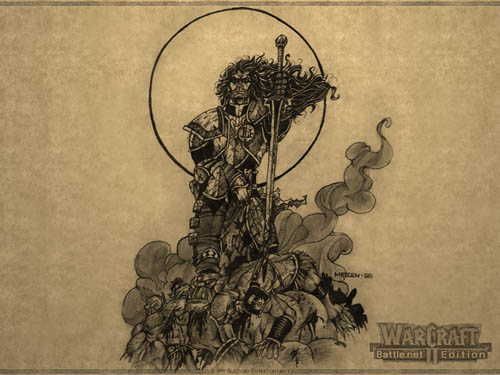 Warcraft II: Tides of Darkness source-published artwork